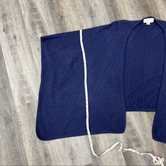 Nicole Miller cashmere poncho sweater - Picture 7 of 11